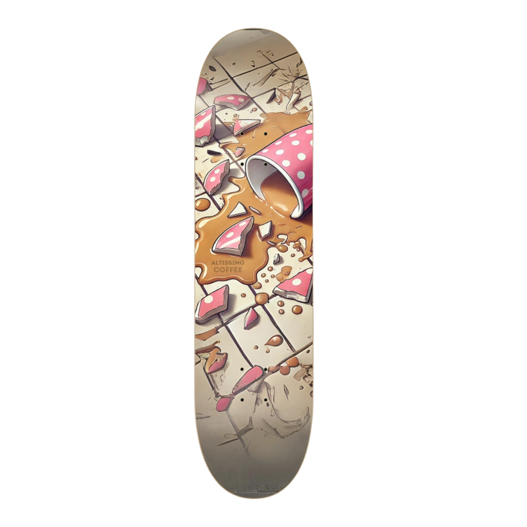 Spilled Coffee Skateboard Deck